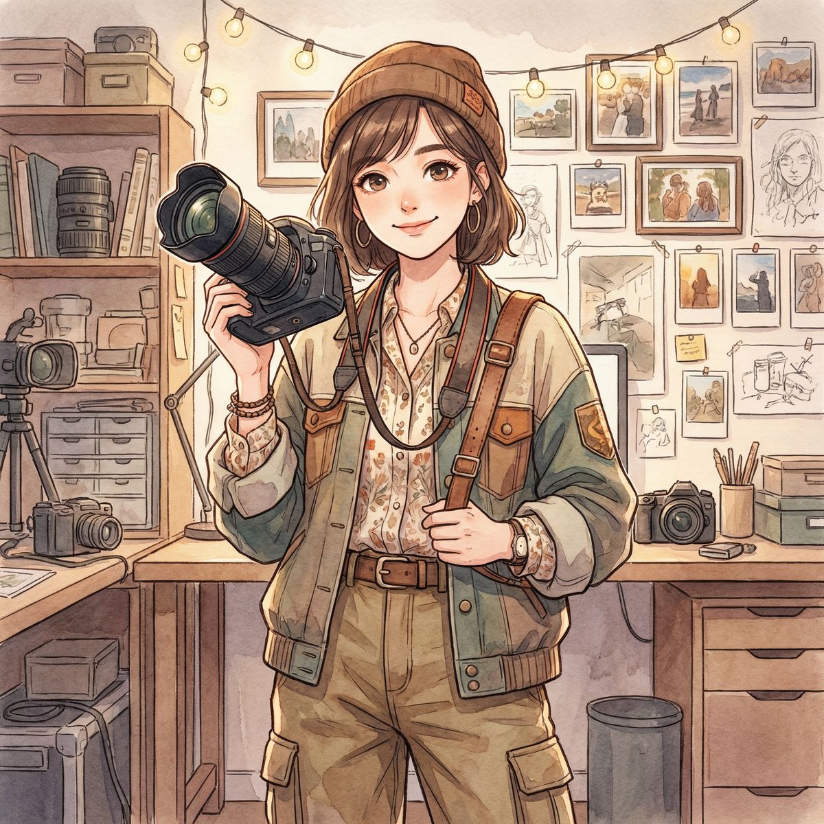 抖音风漫展摄影师林雪晴